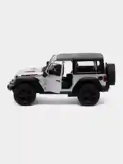 Серебряный 2018 Jeep Wrangler Rubicon 4x4 with Top 1:34 KT5412DK
