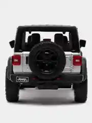 Серебряный 2018 Jeep Wrangler Rubicon 4x4 with Top 1:34 KT5412DK