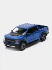 Синий машинка металлическая Kinsmart 1:46 2022 Ford F-150 Raptor Livery Edition KT5436D