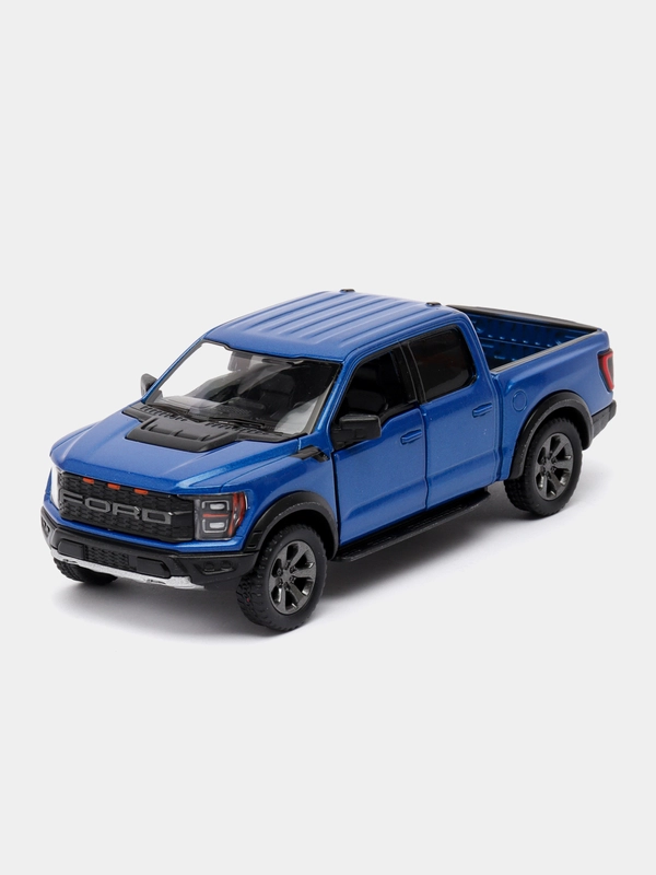 Машинка металлическая Kinsmart 1:46 2022 Ford F-150 Raptor Livery Edition KT5436D