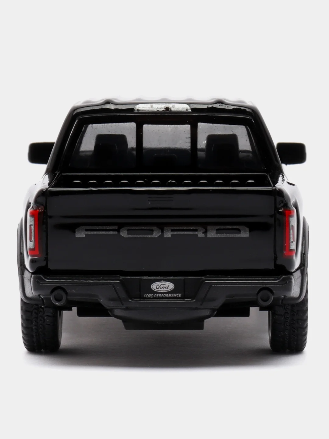 Черный машинка металлическая Kinsmart 1:46 2022 Ford F-150 Raptor Livery Edition KT5436D