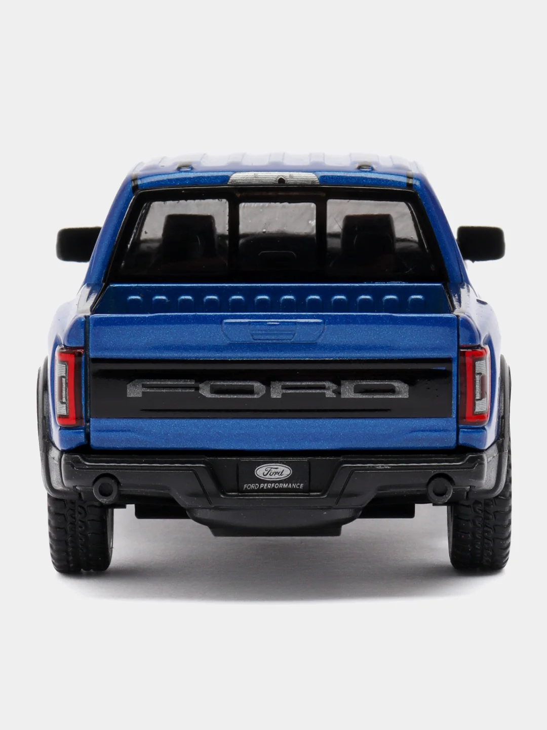 Красный машинка металлическая Kinsmart 1:46 2022 Ford F-150 Raptor Livery Edition KT5436D
