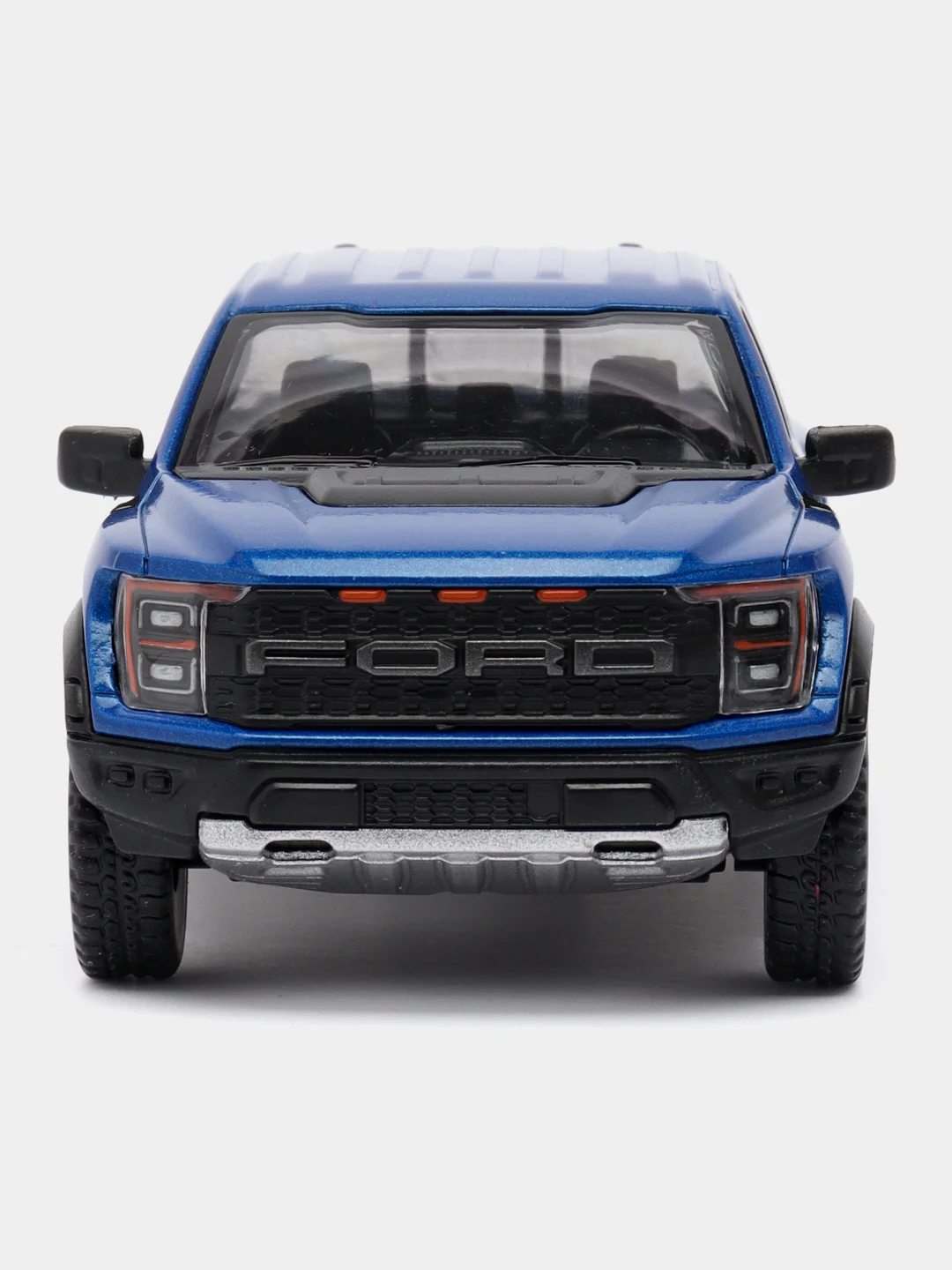 Красный машинка металлическая Kinsmart 1:46 2022 Ford F-150 Raptor Livery Edition KT5436D