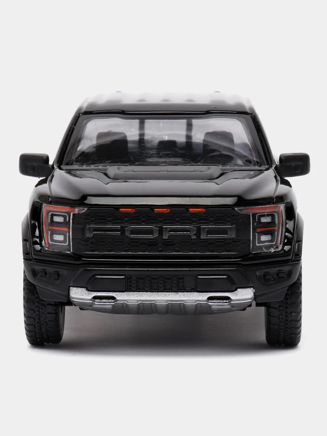 Черный машинка металлическая Kinsmart 1:46 2022 Ford F-150 Raptor Livery Edition KT5436D