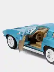 Синий машина металлическая Kinsmart 1963 CORVETTE STING RAY KT5358D