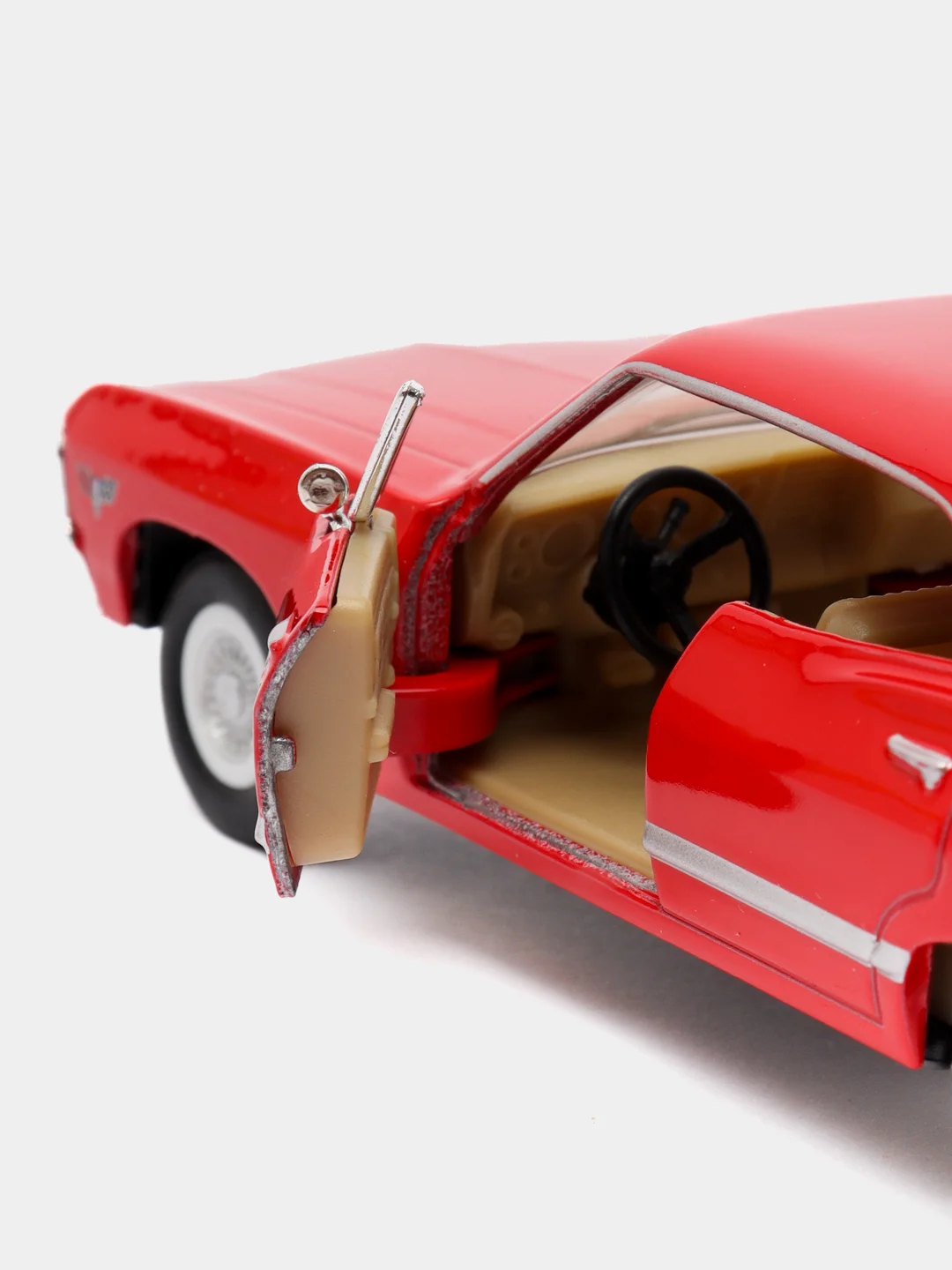 Красный машина металлическая Kinsmart Chevrolet Impala 1967. 1:43 KT5418D