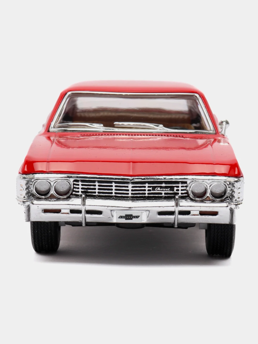 Красный машина металлическая Kinsmart Chevrolet Impala 1967. 1:43 KT5418D