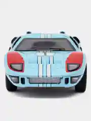 Голубой металлическая машинка 1:32 1966 Ford GT40 MKII KT5427D KT5427DF