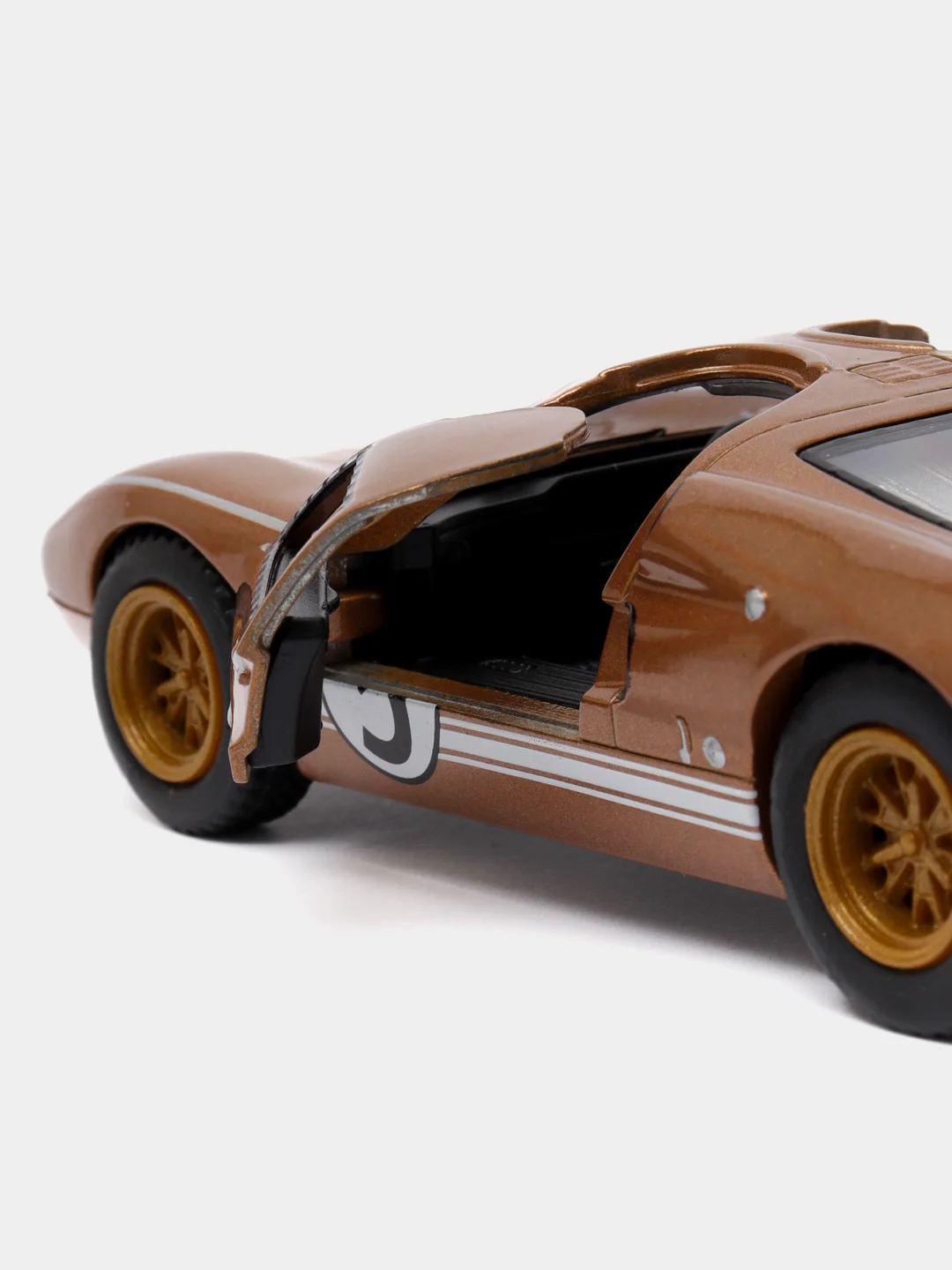 Горчичный металлическая машинка 1:32 1966 Ford GT40 MKII KT5427D KT5427DF