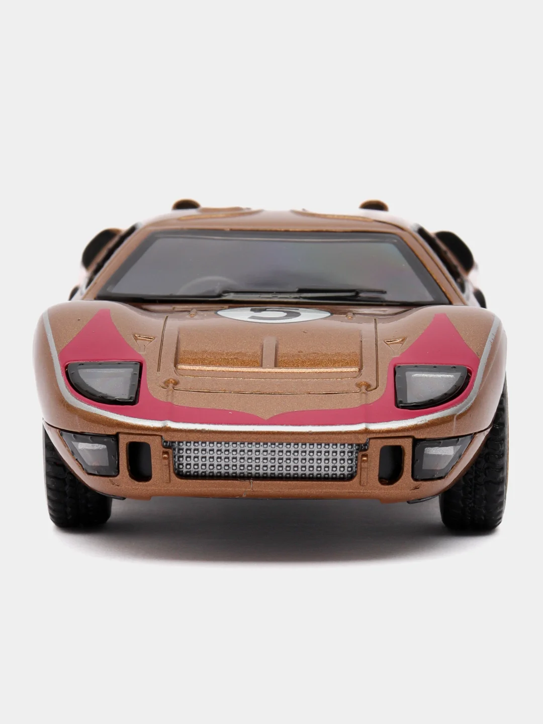Горчичный металлическая машинка 1:32 1966 Ford GT40 MKII KT5427D KT5427DF
