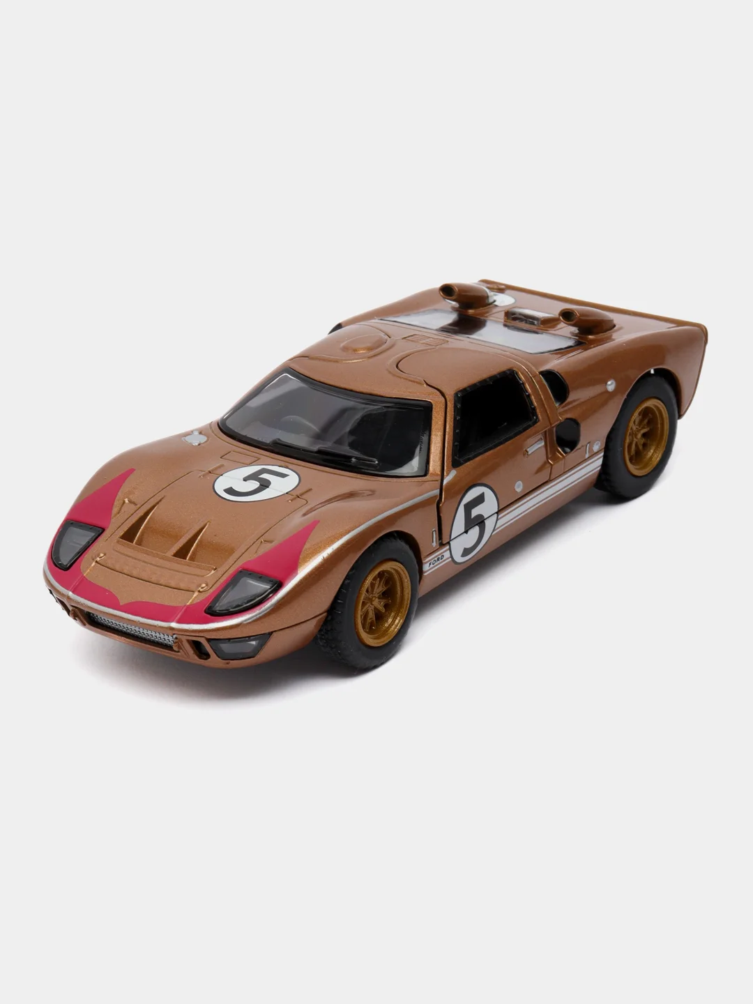 Горчичный металлическая машинка 1:32 1966 Ford GT40 MKII KT5427D KT5427DF