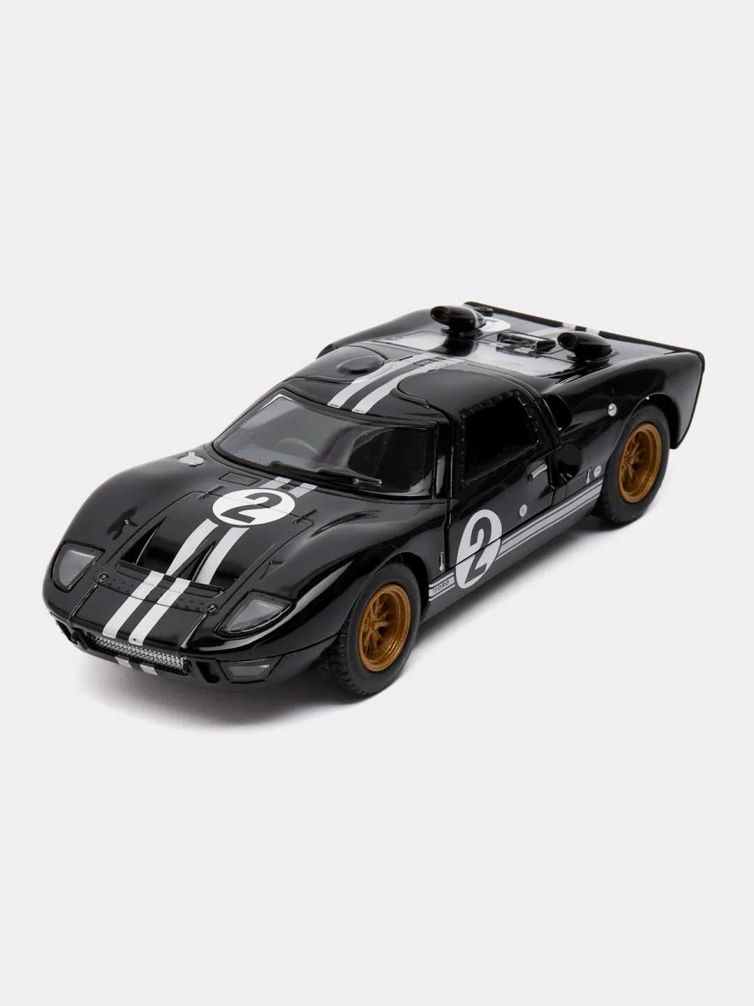 Хром металлическая машинка 1:32 1966 Ford GT40 MKII KT5427D KT5427DF