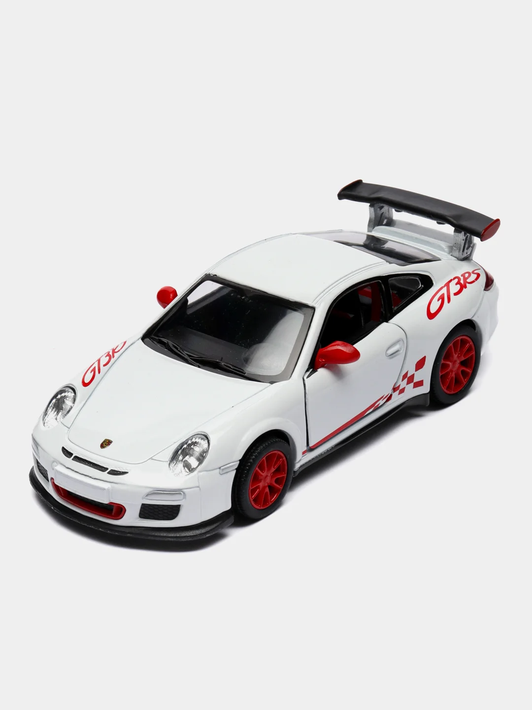 Белый 2010 Porsche 911 GST RS KINSMART KT5352D