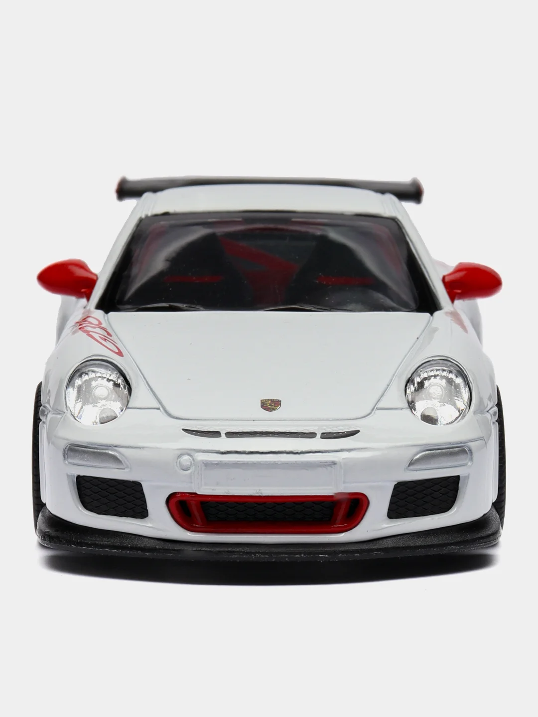 Белый 2010 Porsche 911 GST RS KINSMART KT5352D