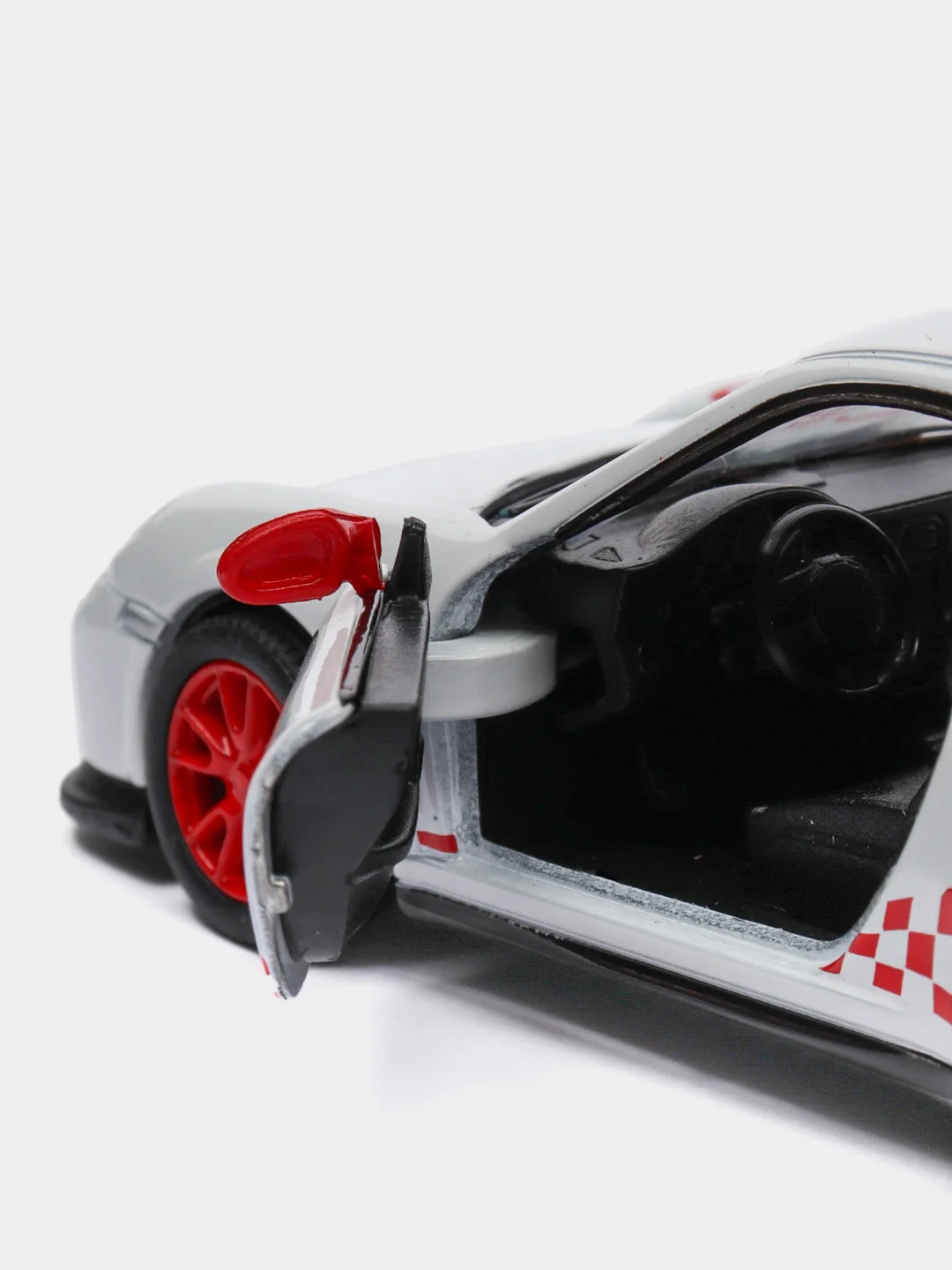 Белый 2010 Porsche 911 GST RS KINSMART KT5352D