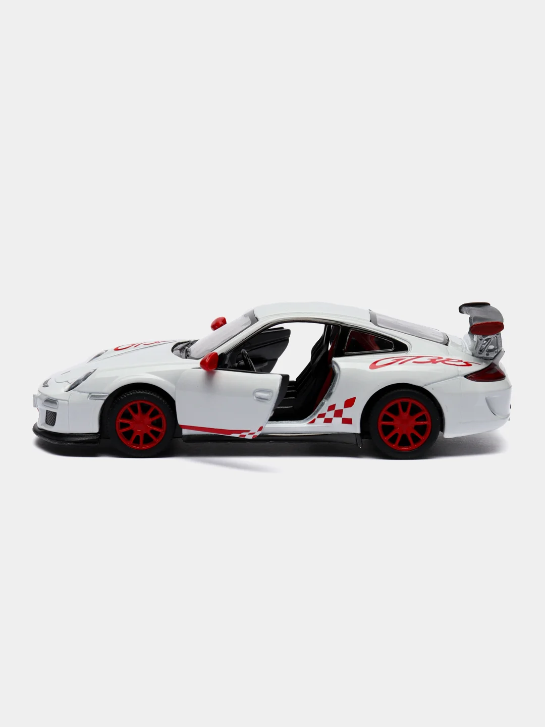 Белый 2010 Porsche 911 GST RS KINSMART KT5352D