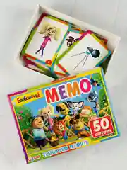 Карточная настольная игра для детей Мэмори Мемо тренируем память Барбоскины мульт герои