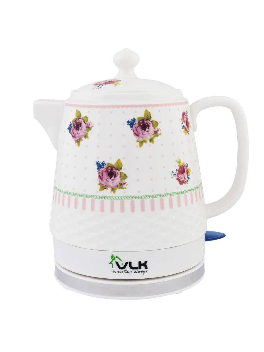 Белый чайник электрический керамический VLK Venice 6547