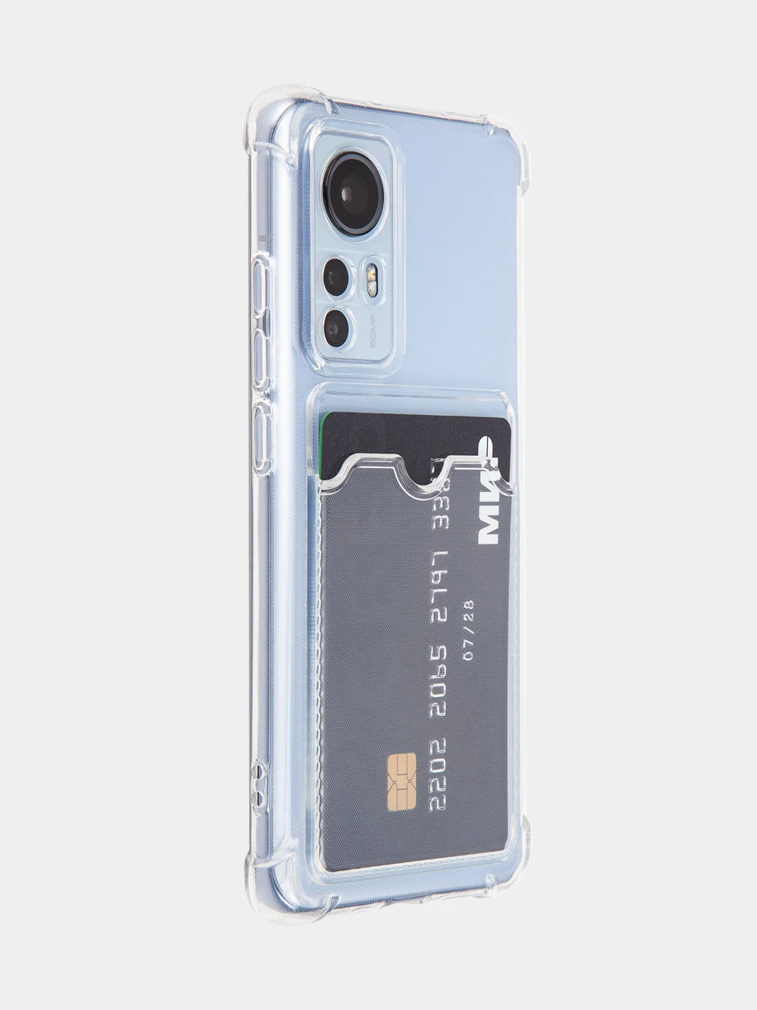 Молочный чехол для Xiaomi 12, 12X, 12S противоударный BROSCORP силиконовый с усиленными углами