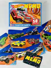 Детская настольная игра Мемори мемо Мэмори для мальчика Hot Wheels Хот вилс хотвилс мульт