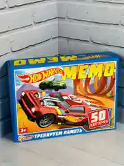 Детская настольная игра Мемори мемо Мэмори для мальчика Hot Wheels Хот вилс хотвилс мульт