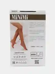Черный гольфы женские MiNiMi ELASTIC 20 den тонкие капроновые набор 2 упаковки