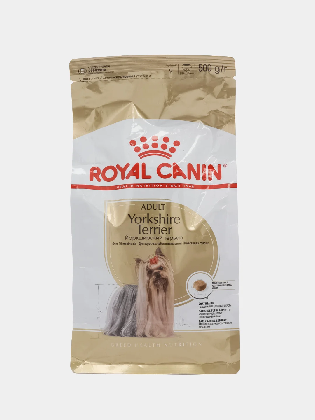 Корм сухой royal canin для взрослых собак породы йоркширский терьер 500гр
