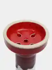 Красный чаша для кальяна FOX Убивашка Glaze