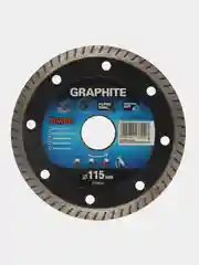 Диск алмазный ультра тонкий Turbo по бетону (115х22.2 мм) GRAPHITE 57H620