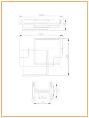 Управляемая светодиодная  потолочная люстра с пультом  Estares WOODY LOFT 85W, до 25 кв.м