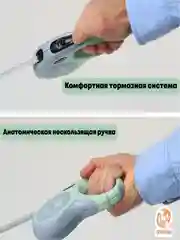 Бирюзовый поводок рулетка для собак и кошек, пластик, нейлон, 5 метров