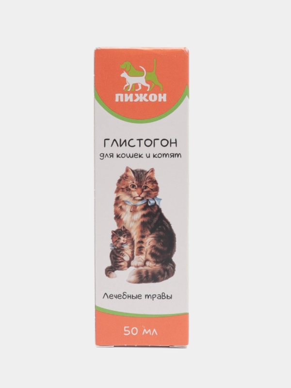 Лечебные травы Пижон "Глистогон", для кошек, 50 мл