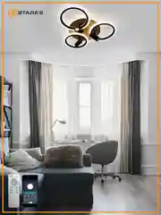 Управляемая потолочная люстра светодиодная с пультом Estares SONNE downlight 80W,до25 кв.м