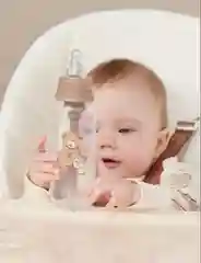 Бутылочка антиколиковая для кормления с силиконовой соской Happy Baby "Мишка", 250 мл