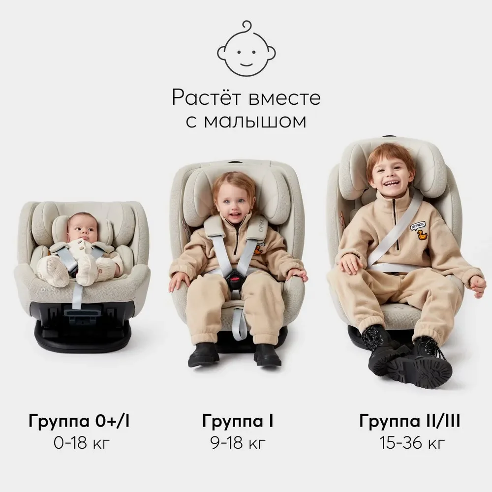 Автокресло Happy Baby OREX, тёмно-зелёный