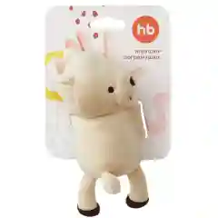 Игрушка-погремушка браслет Happy Baby "Бежевый мишка"