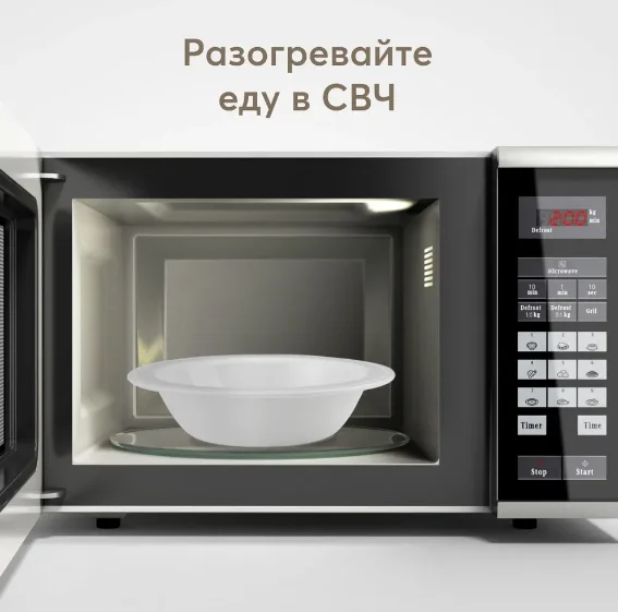 Тарелка глубокая для кормления Happy Baby "Кролик"