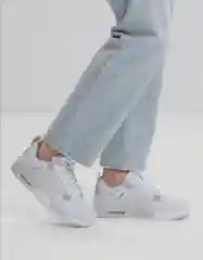 Белый jordan 4 кроссовки мужские спортивные, баскетбольные Джордан