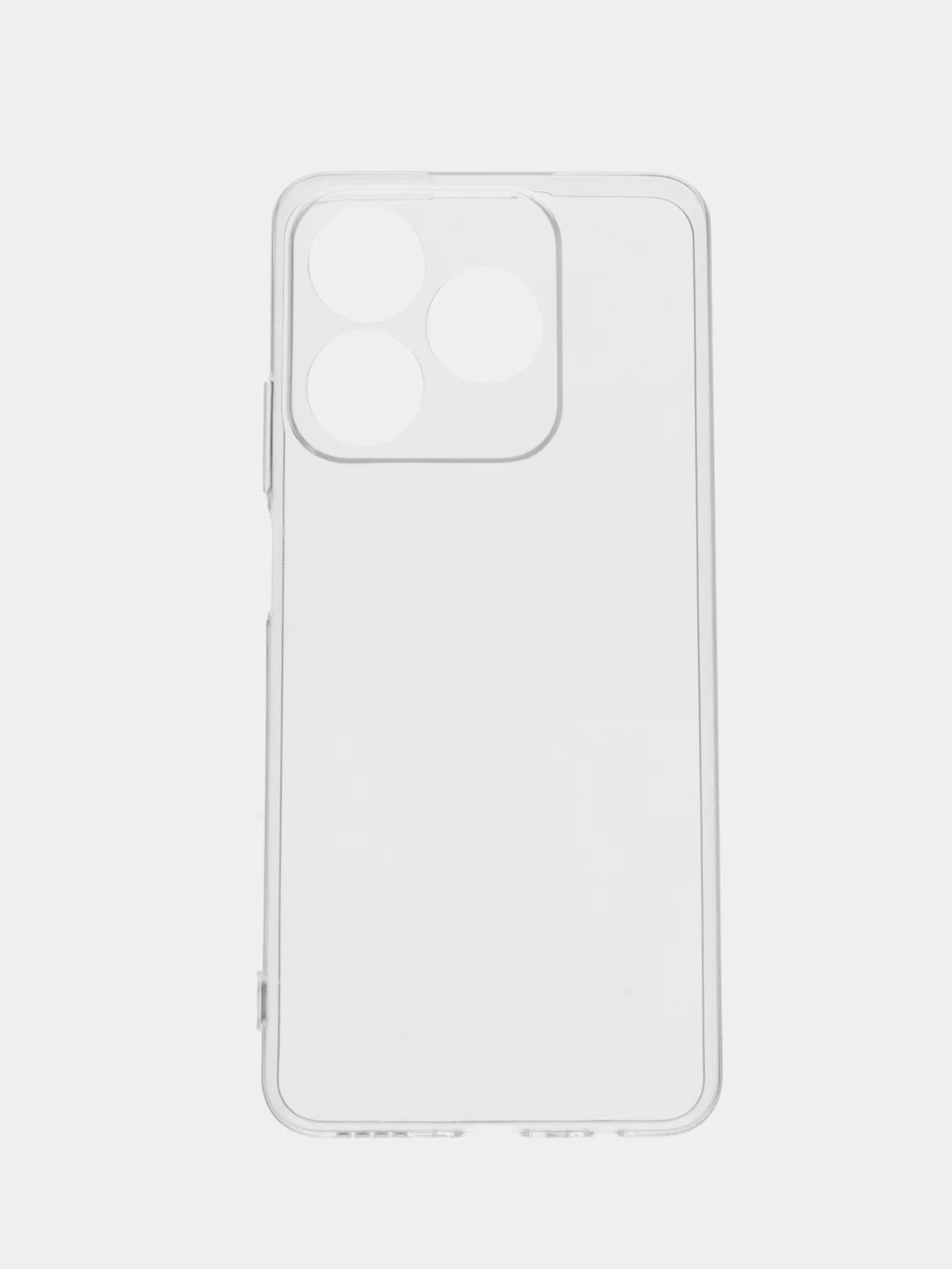 Прозрачный силиконовый чехол на Realme C63 / Реалми C63 прозрачный, с принтом, защита камеры