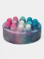 Тёмно-коричневый массажное мыло с люффой