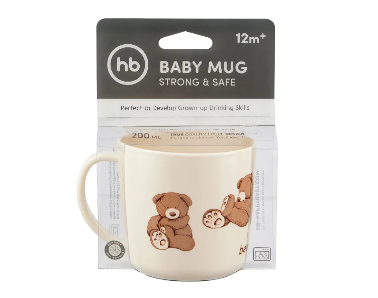Кружка детская Happy Baby "Медвежонок"