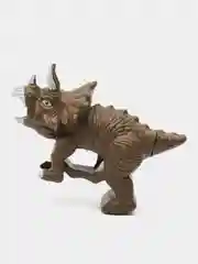 Коричневый игрушечный пистолет, с мягкими пулями, в виде динозавра