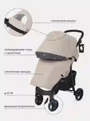 Бежевый коляска детская RANT basic "KIRA" RA090 2024