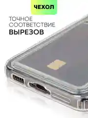 Молочный чехол для Samsung Galaxy S23/ S23 FE/ S23+/ S23 Ultra BROSCORP силиконовый с защитой камер