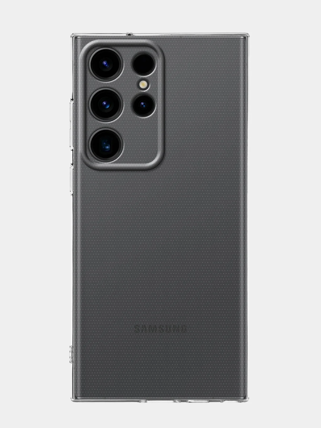 Прозрачный чехол для Samsung Galaxy S23/ S23 FE/ S23+/ S23 Ultra BROSCORP силиконовый с защитой камер