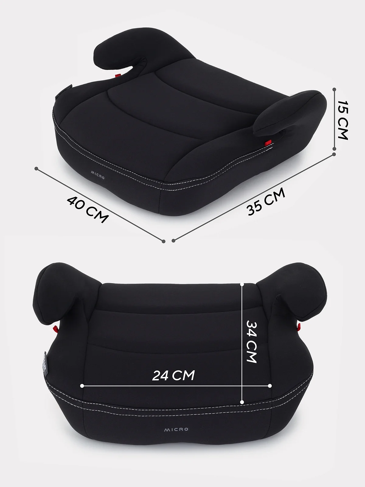 Автокресло RANT 1034 MICRO (гр.2-3/15-36кг.) (Black)