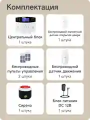 Беспроводная охранная (пожарная) Wi-Fi GSM сигнализация PS-link Страж Экспресс