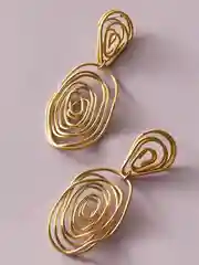 Серьги женские массивные, геометричные пусеты