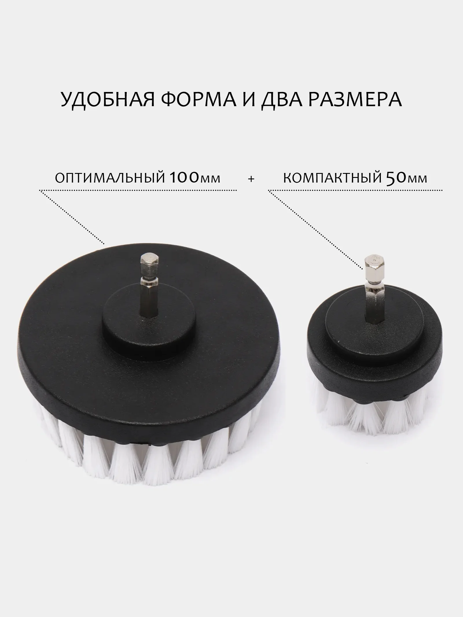 Синий щетка для шуруповерта, для детейлинга и химчистки авто