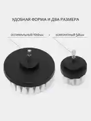 Синий щетка для шуруповерта, для детейлинга и химчистки авто